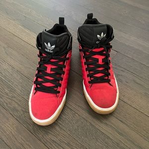 Mens Adidas Red High Tops for Sale up to 90% Off: Poshmark